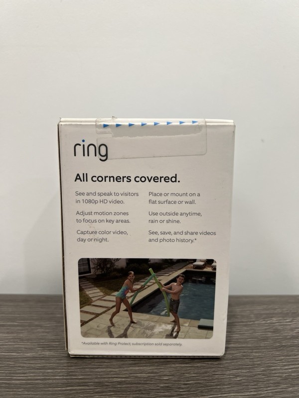 NEW Ring Stick Up Cam Battery Indoor/Outdoor Security Camera 1080p Black gallery