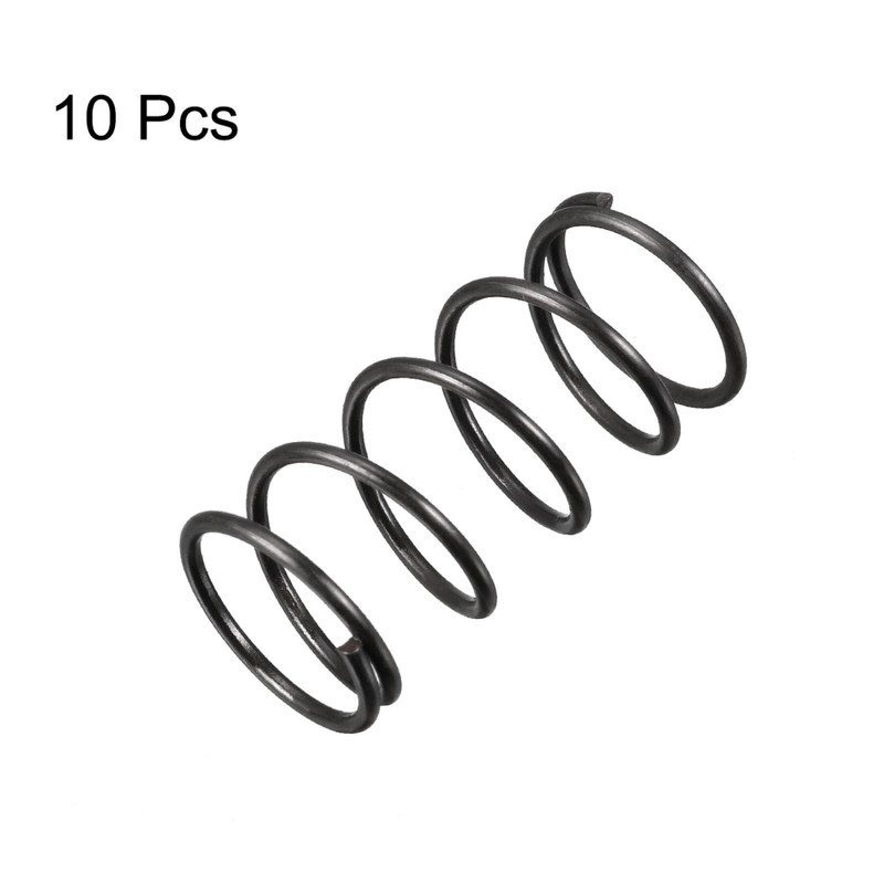 15mm outer diameter 1.2mm wire meter 30mm length compression spring 10pcs gallery