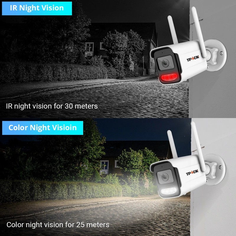 4K 8MP Outdoor IP Camera Wireless WiFi Security Surveillance Bullet gallery