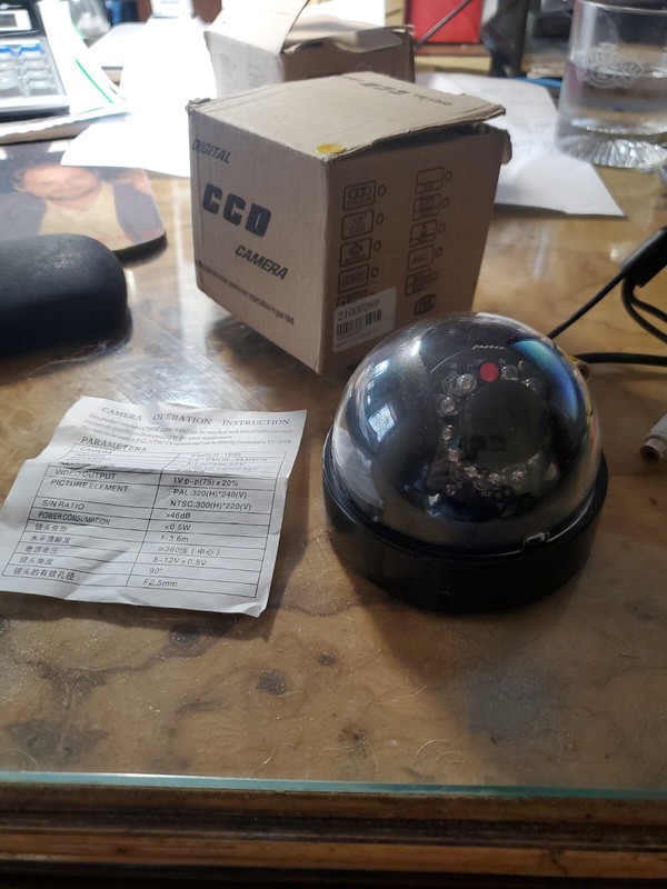 ENOCH Dome camera, 1/4″ Sony CMOS Sensor, 800TVL, 3.6mm lens