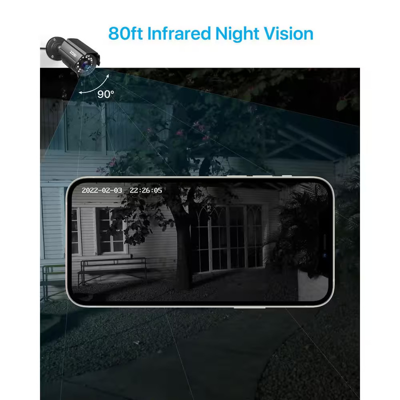 2MP 1920TVL Hardwired Security Camera Outdoor Only Work for TVI/CVI/AHD/CVBS 960 gallery