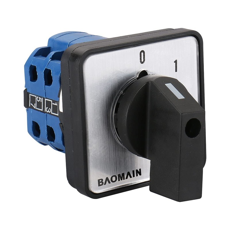 Panel Mount Rotary Changeover Switch - 20A, 4 Positions for Diverse Applications gallery