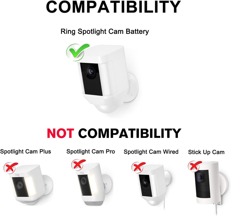 Power Adapter for Ring Spotlight Cam Battery, with 25Ft/7.5M Weatherproof Outdoo gallery