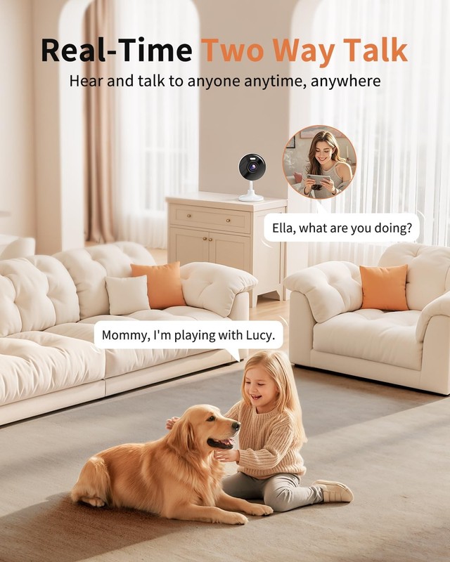 2K Cameras for Home Security, 5G & 2.4G WiFi Security Camera Indoor Outdoor f... gallery