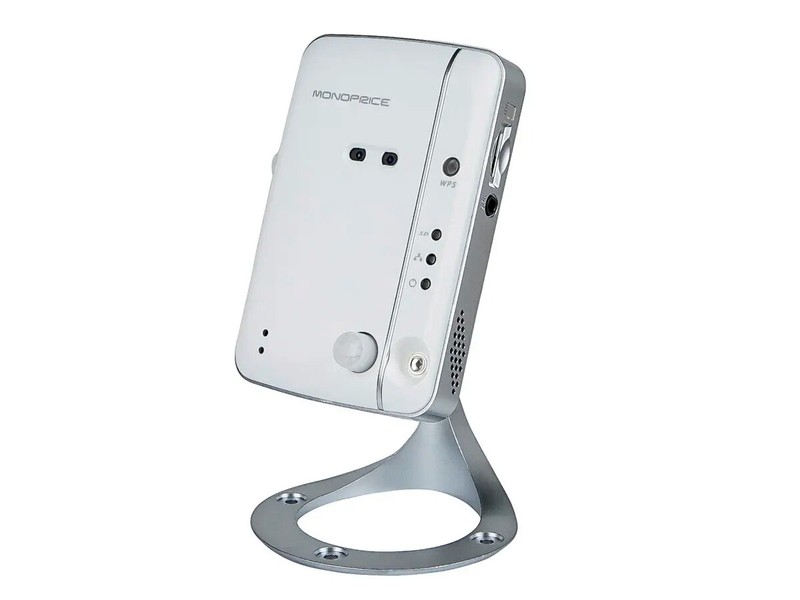 Monoprice Plug & Play Wireless Day & Night IP Camera with Two Way Audio – H.264