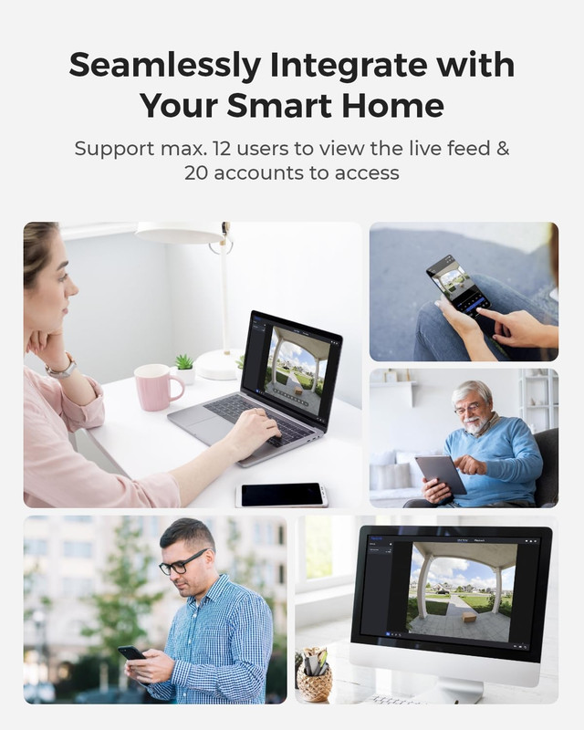 REOLINK Video Doorbell Camera, Battery Version, 2K 150°X150° Head-To-Toe View, 2 gallery