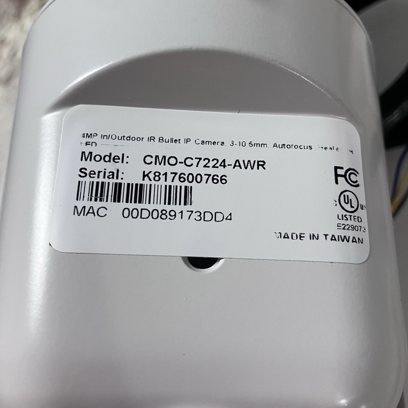*NEW* CMO-C7224-AWR 4MP 3-10.5mm autofocus IP Bullet Camera OPENEYE gallery
