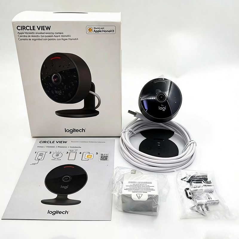 Logitech Circle View Security Camera 1080p HD | Apple HomeKit | 180° View | gallery