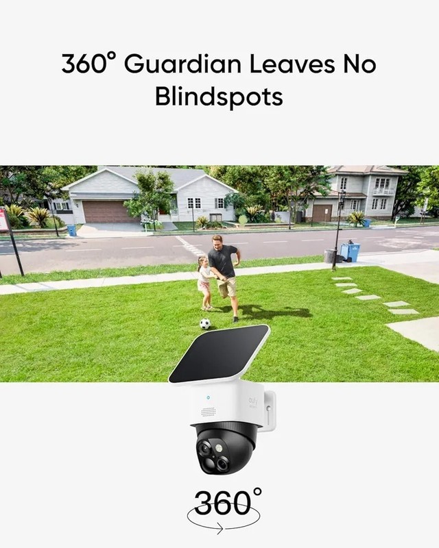 eufy SoloCam S340 Solar Wireless Security Camera Outdoor Dual Cam 360° Guardian gallery
