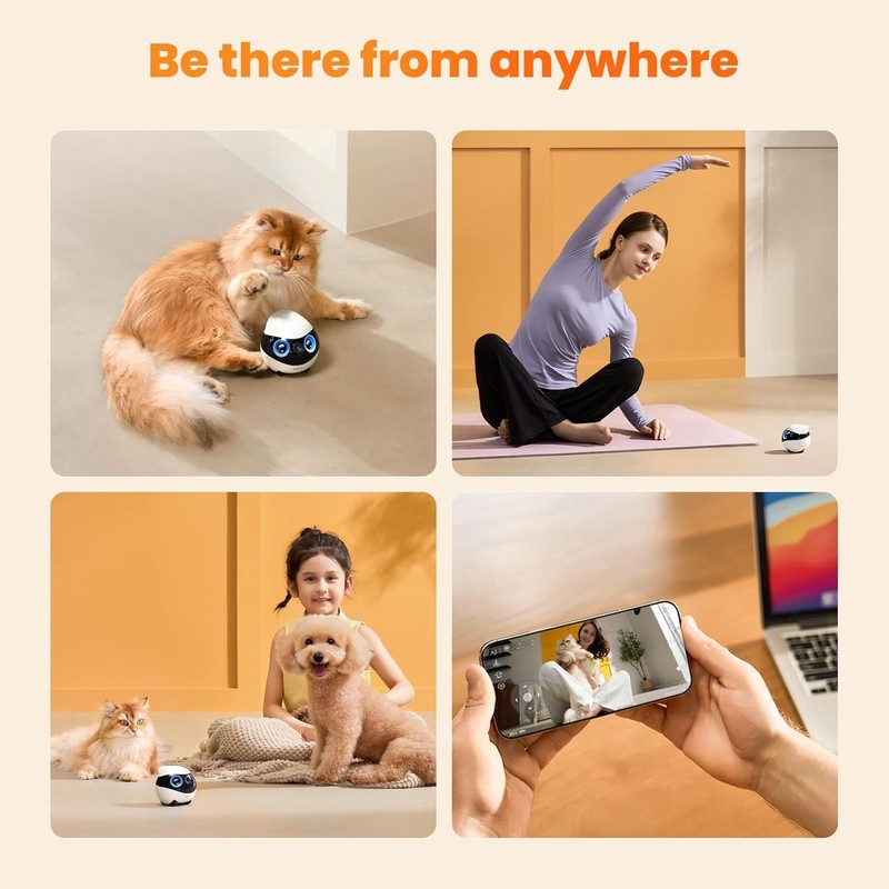 ENABOT EBO Mini Pet Camera Robot 2K Whole Home Mobility Two-Way Talk gallery