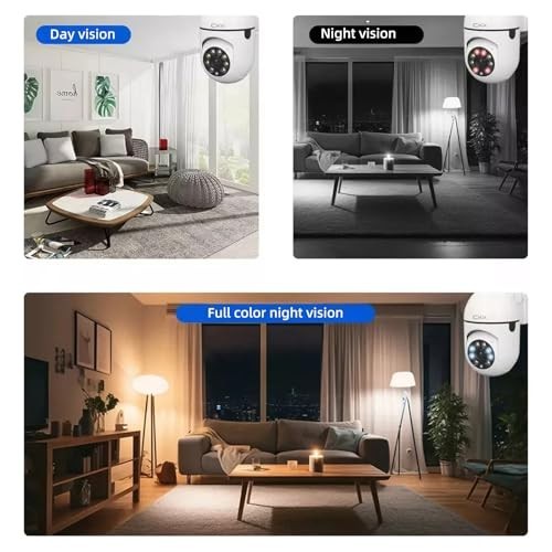 1080P Outdoor Security Camera 3-Pack, PTZ WiFi, 360° Pan/Tilt, Color Night Visio gallery