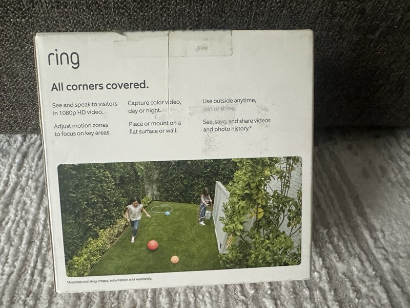 Ring Stick Up Cam Plug-In Indoor/Outdoor 1080p Wired Security Camera gallery