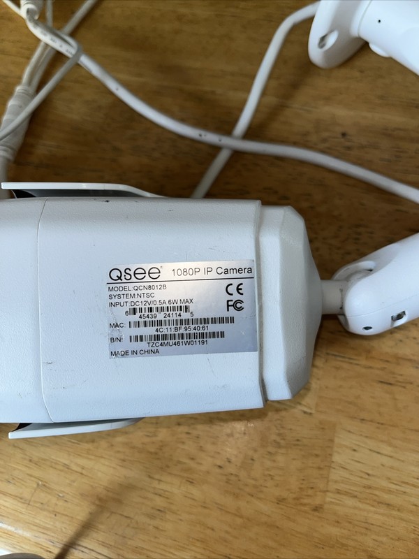 Q-See QCN8026B IP 4MP 1080p Color Bullet Security / Surveillance POE Camera gallery