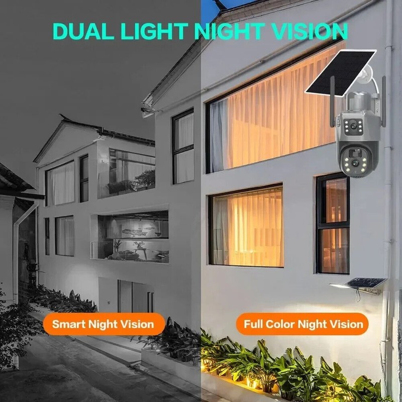 5G 1080P 360° Camara De Seguridad WIFI Inalambrica Para Casa Exterior Con Audio gallery