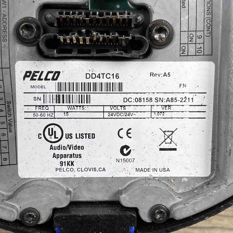 Pelco DD4TC16 Spectra IV Color PTZ Color Dome Camera⚠️Untested ⚠️ gallery