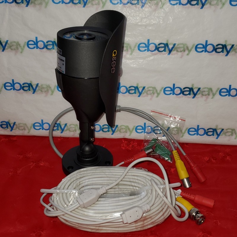 Q-See QM6006B Security Camera, Night Vision, Outdoor & Indoor With 60ft Cable