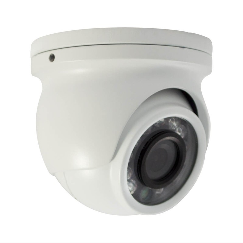 LineMak Dome camera, 1/3″ HD Sensor, 800TVL, 3.6mm lens, 12 LEDs, 33ft IR, IP66.