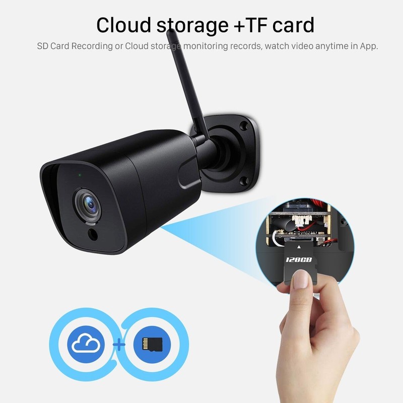 5MP Wireless IP Camera Outdoor 1080P CCTV IR Night Vision Wifi Security Camera gallery