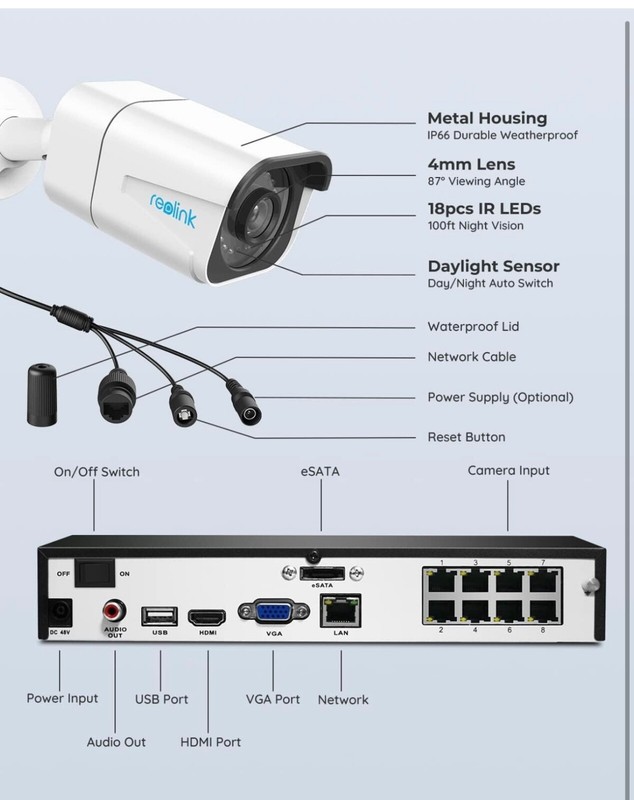 reolink security camera system gallery