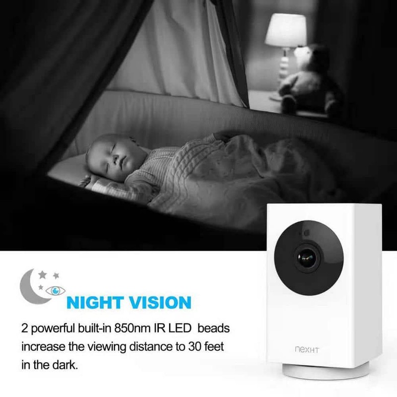 NexHT 1080P WiFi Security Camera Pan Tilt Zoom Night Vision 2-Way Audio Indoor gallery