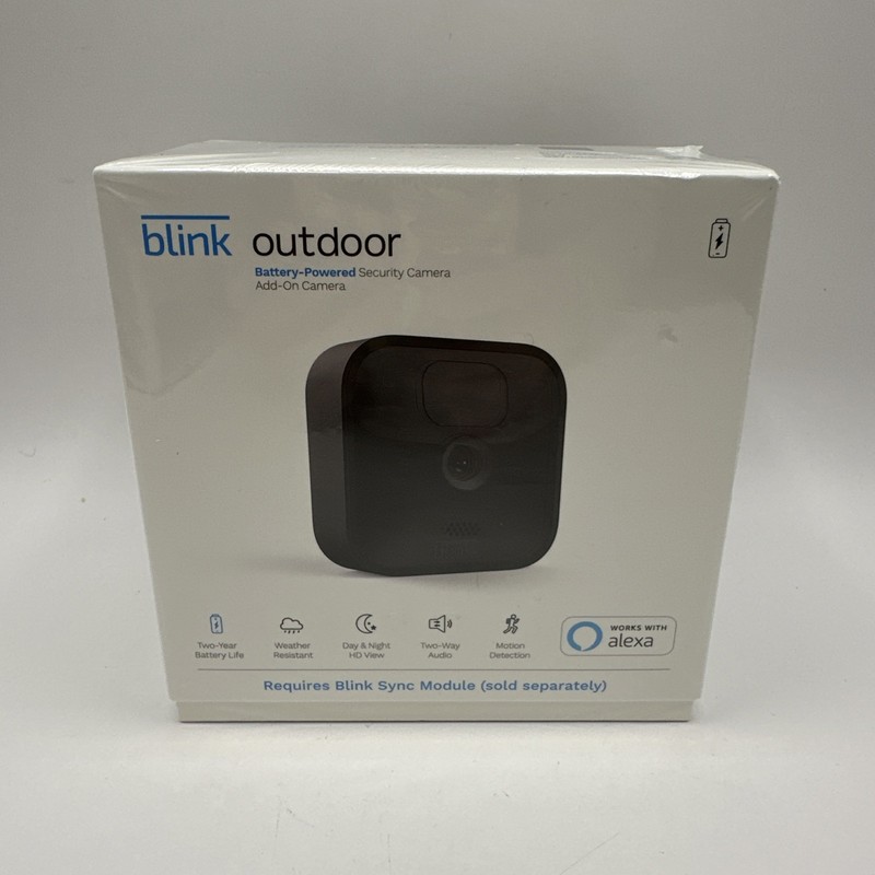 Lot Of 2 NEW Blink Security Cameras: Outdoor BCM00400U & Mini Indoor BCM00300U gallery