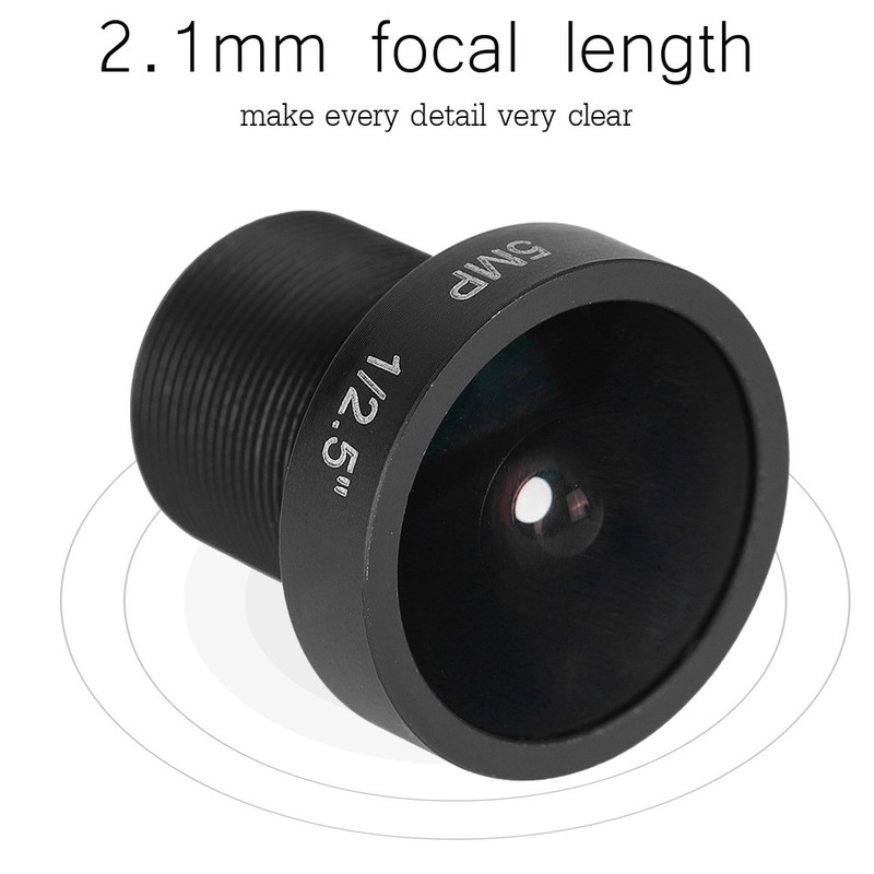 2.1mm 5MP HD Wide Angle CCTV IR Lens For Security IP Camera VUBL gallery
