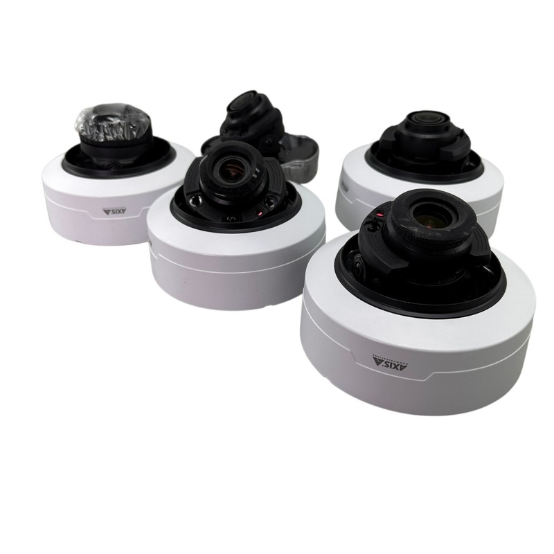 Lot of 4 Axis P3225-LV MKII Network IP Dome Cameras 0954-001-02 + 1 Extra Core gallery