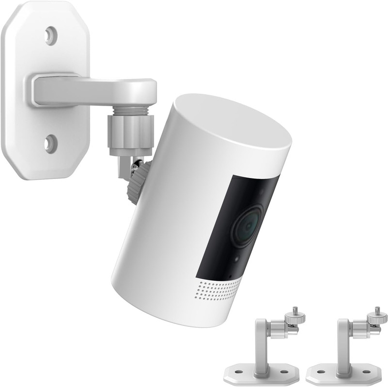 2 Pack Wall Mount Compatible with Ring Stick up Cam Wired/Battery and Indoor Ca