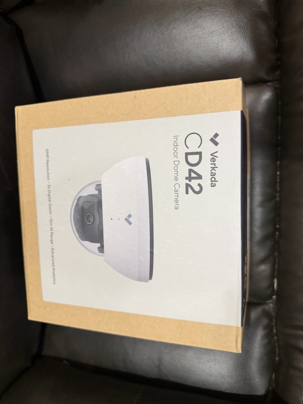 Verkada CD42-256-HW Indoor Dome Camera - 256GB Storage 30 Day - Unclaimed gallery