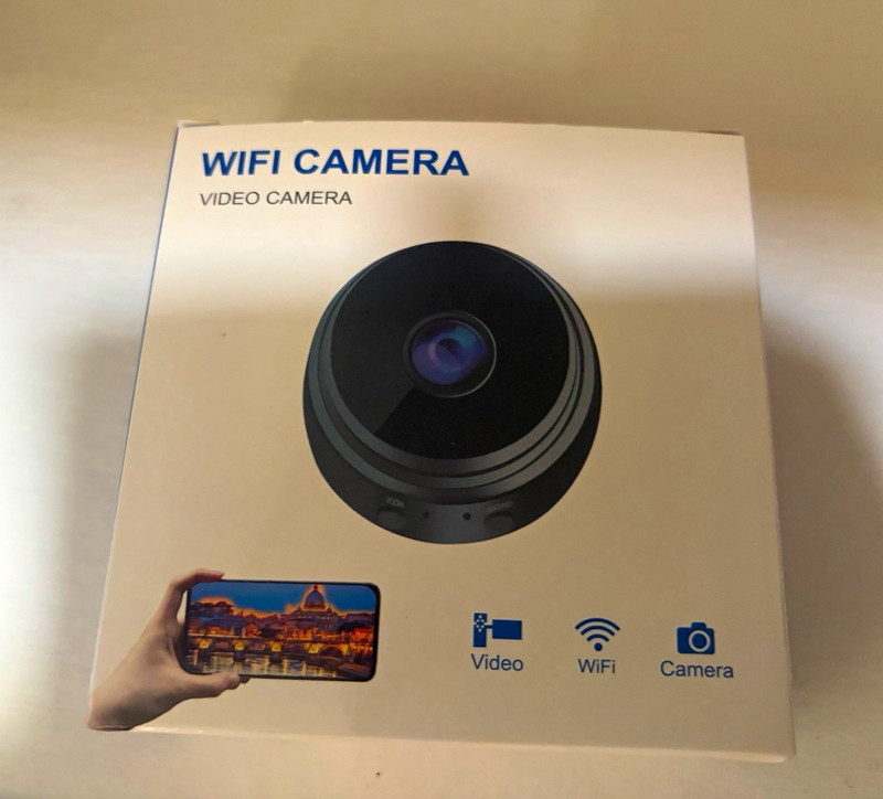 WiFi Camera Wi-Fi Wireless IP/Network Indoor Surveillance Camera Black 1 Cam