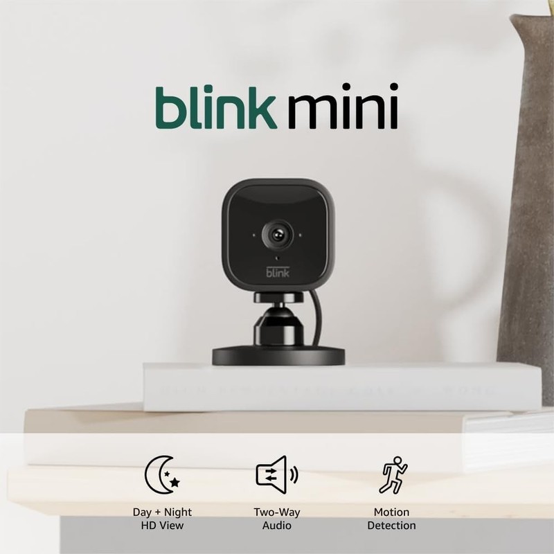 Compact Indoor Security Camera with Night Vision & Motion Detection - 1 Camera gallery