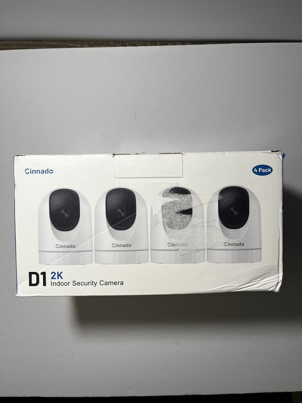 Cinnado 2K D1 Home Security Cameras 4 Pack