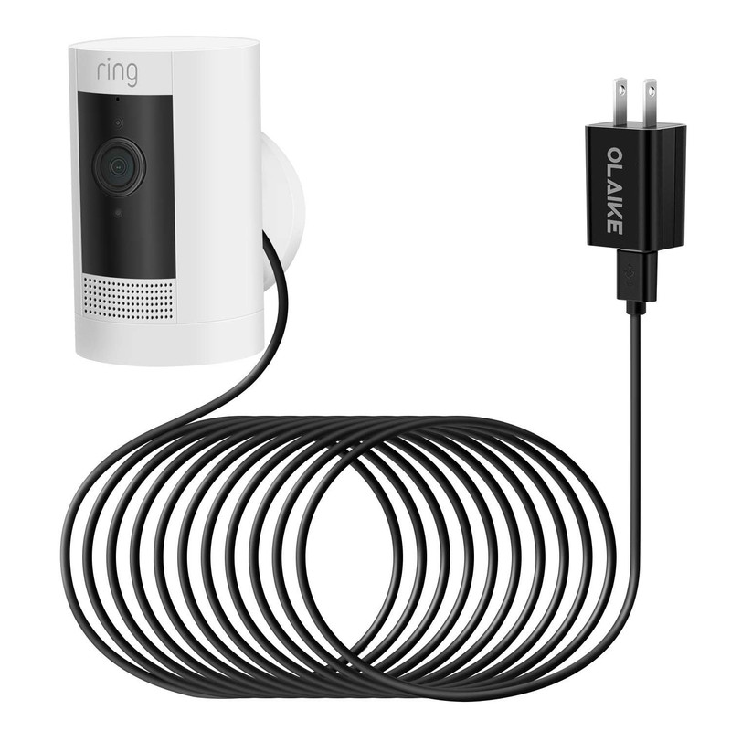Indoor/Outdoor Power Adapter for Ring Stick up Cam Battery/Plug-In