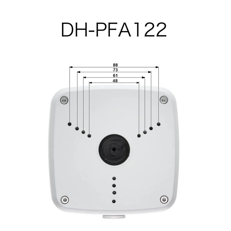 PFA122 Water-Proof Aluminum Junction Box for Dahua Bullet Cameras, White gallery