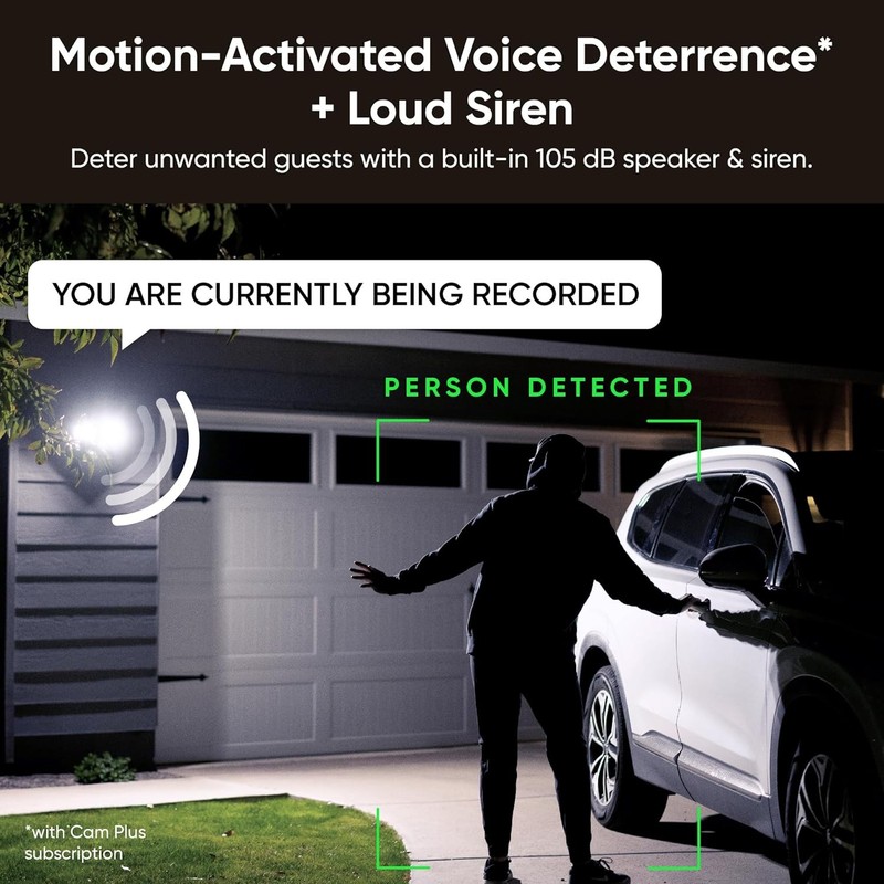 WYZE Floodlight Camera v2, 2K HD Outdoor Security Camera with 2800 Lumens gallery
