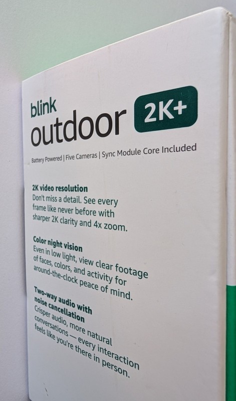 📹🏡blink Outdoor 2K+ Wireless 5 Camera Smart Security System w/Sync Module Core gallery