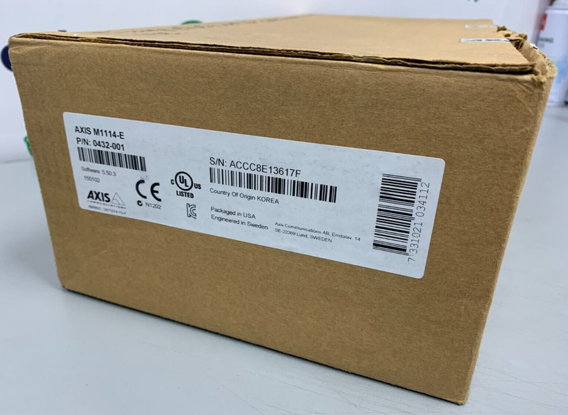 Axis M1114-E Fixed Network Security Camera (w/ Accessories/Manual) gallery