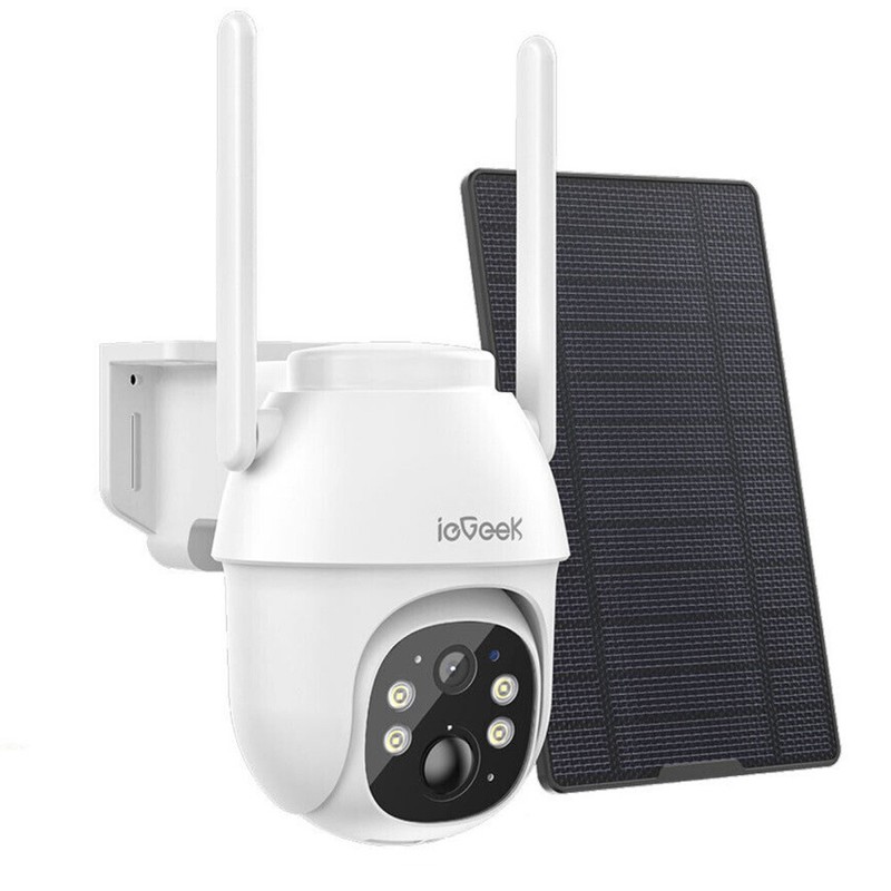 ieGeek 4G LTE Cellular Security Camera Outdoor Solar Battery Powered CCTV System