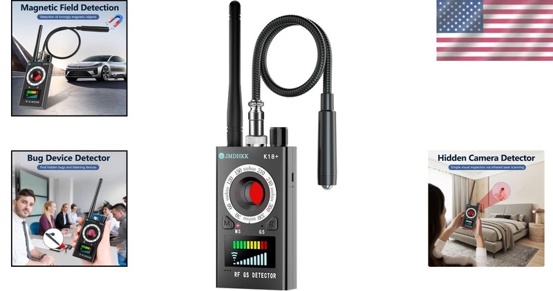 Wireless Portable Signal Detector - Bug and Hidden Camera Finder for Security gallery