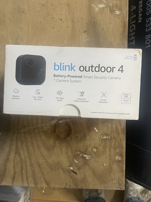 Blink Outdoor 4 Wireless Smart Security Camera 1-Camera System New Sealed