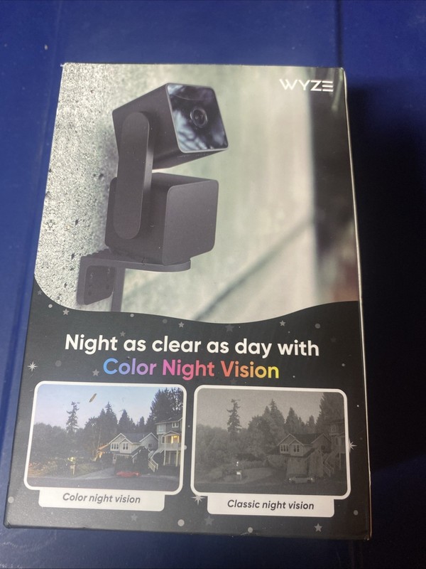 New Sealed Wyze Pan v3 Indoor/Outdoor Pan/Tilt/Zoom 1080p Security Camera Black gallery