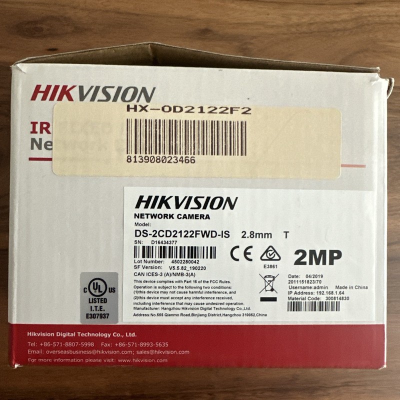 Platinum Fixed Lens Dome IP Camera 2MP (2.8mm) BN Open Box gallery