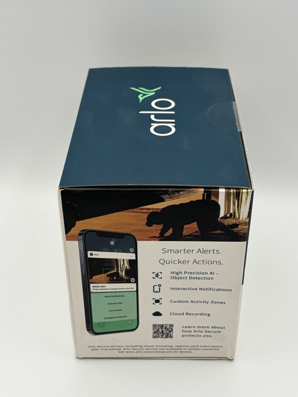 New Arlo Essential Wire-Free Spotlight Security Camera VMC2030W-100NAS gallery