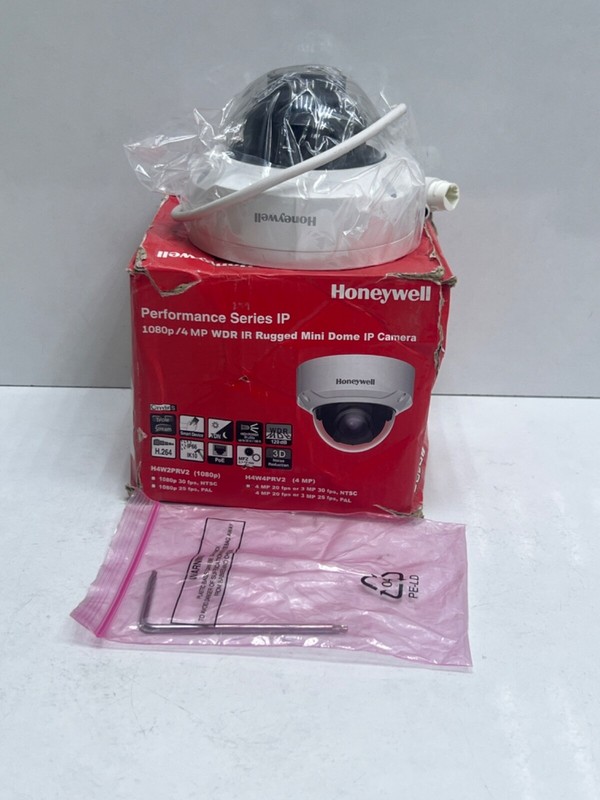 Honeywell H4W4PRV2 Performance Series IP IR Rugged Mini Dome Camera 4MP Security