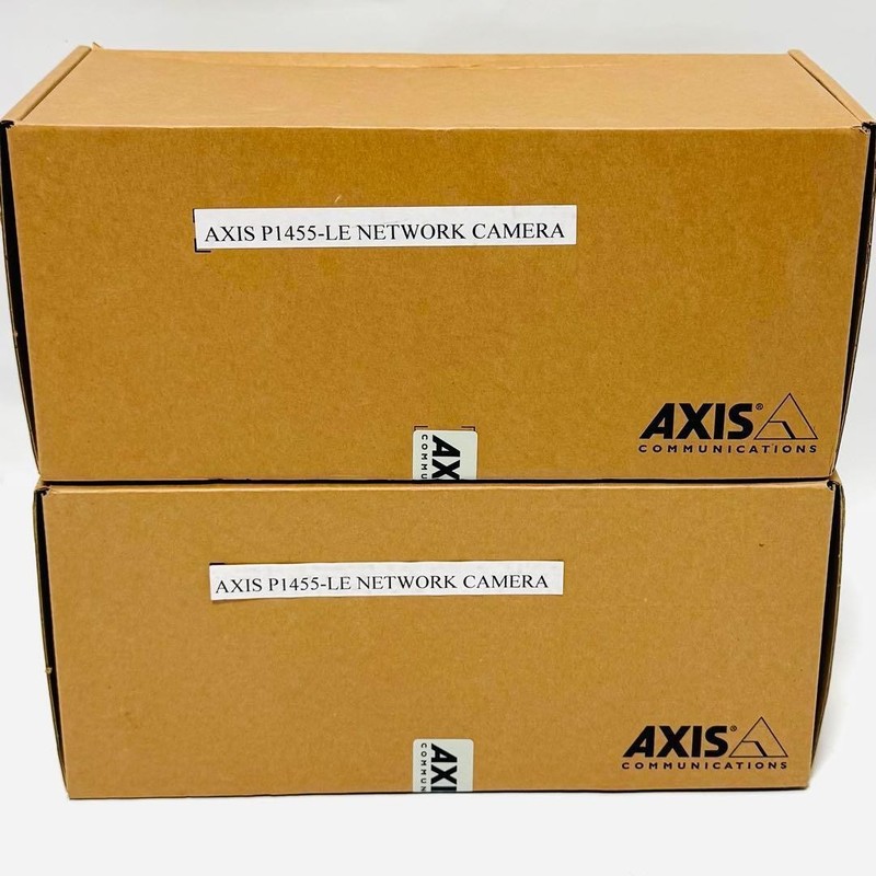 AXIS P1455-LE Network Camera 2 Set Unused Open Box PoE IP Camera Japan gallery