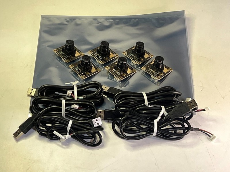Lot of 6 Pieces ELP USB500W02M 5 Megapixel OV5640 Sensor USB Camera + 2.8mm Lens