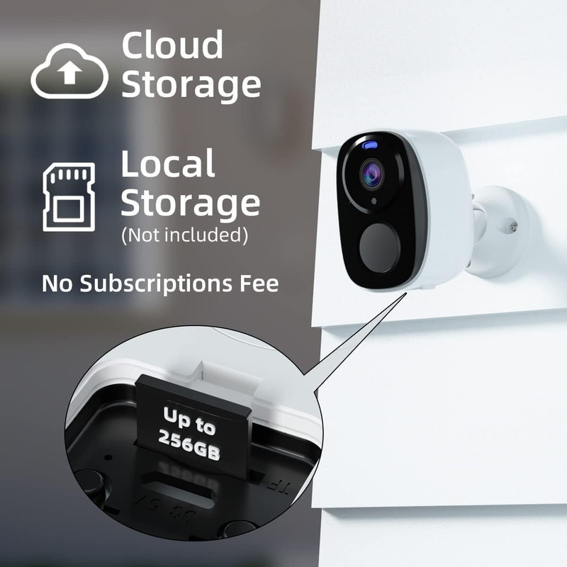 3Pc Solar Security Cameras Wireless Outdoor, 2K Battery Powered Security Cameras gallery