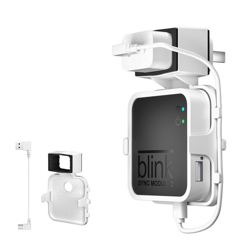 HOLACA Wall Mount Outdoor/Indoor Outlet Hanger for Blink Sync Module 2