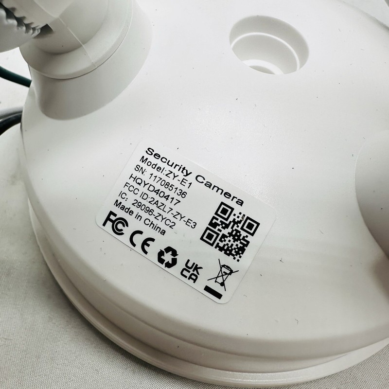 ieGeek 2K Wired Floodlight Camera Outdoor Home Security Camera ZY-E1 White gallery