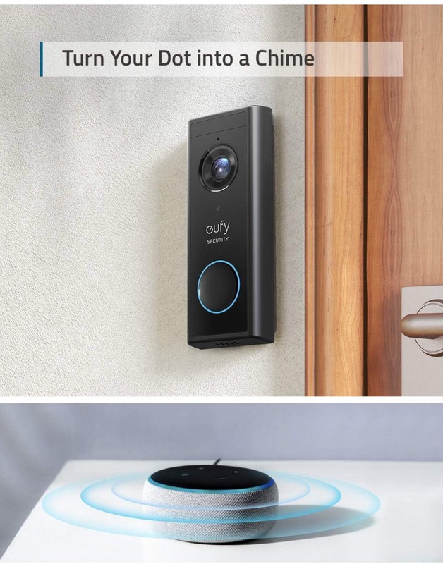 eufy Security, Video Doorbell S220 (Battery-Powered) Kit, Security Camera – 2K